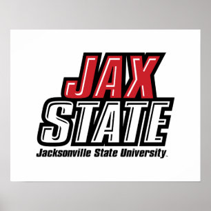 Poster Université d'État de Jacksonville JAX STATE Logo