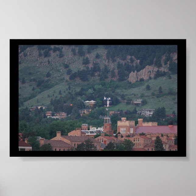 Poster Université du Colorado à Boulder (Devant)
