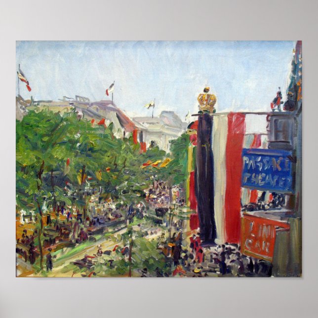 Poster Unter den Linden (Devant)
