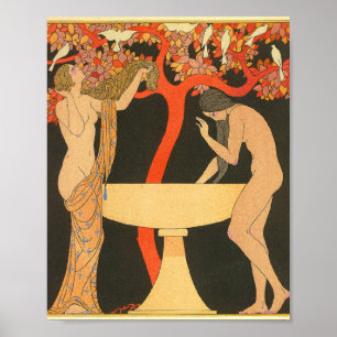 Poster Untitled Pochoir de 1922 par George Barbier