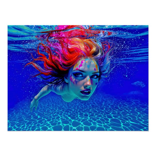 Poster “Up Close and Personal” - A Chromatic Portrait (Devant)