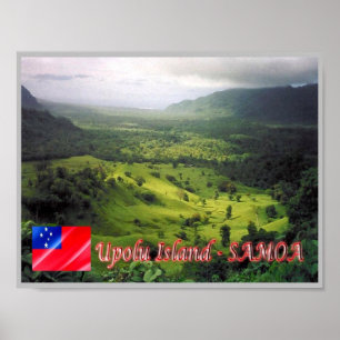 Poster Upolu Island - Samoa -