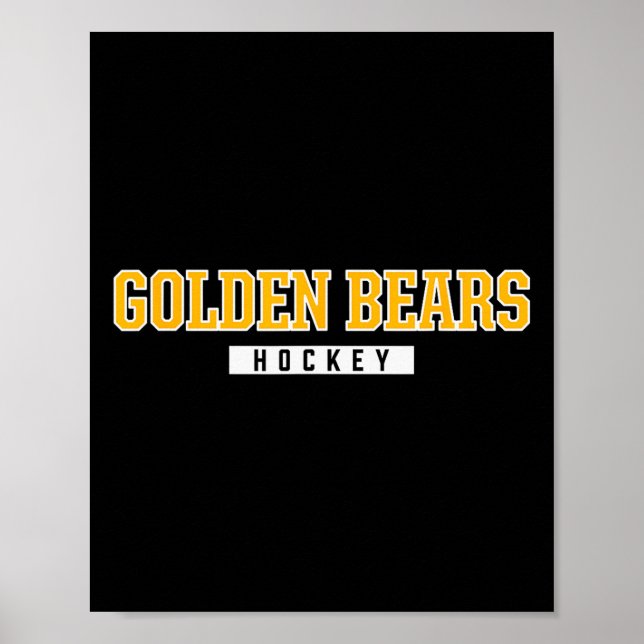Poster Upper Arlington Golden Bears Hockey  (Devant)