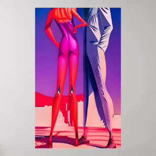 Poster Ups cultivés anonymes