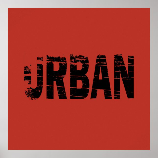 Poster Urbex Urbanart Explorateur urbain (Devant)