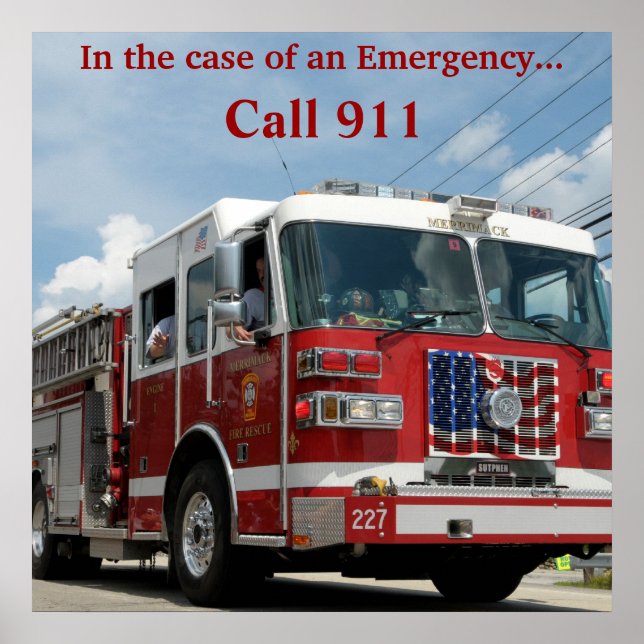Poster Urgence 911 (Devant)