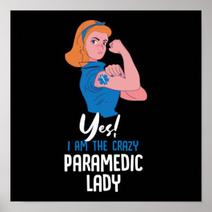 Poster Urgence EMS Oui ! Je Suis La Folle Dame Pardélique