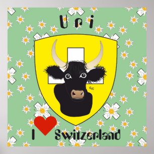 Poster Uri Suisse Svizzera Svizra