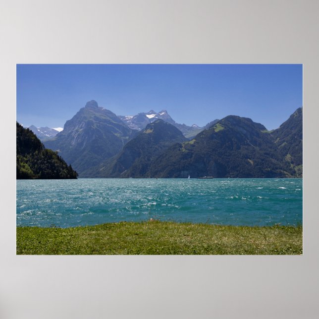 Poster Urnersee Summer View, Suisse (Devant)