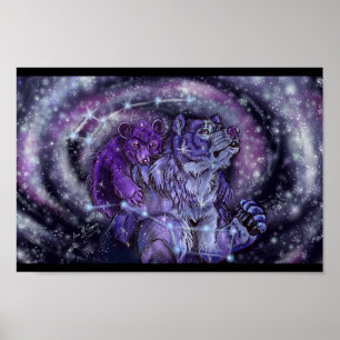 Poster Ursa Mineure et Major