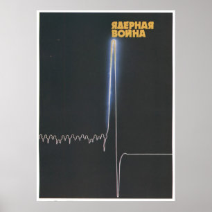 Poster URSS CCCP Guerre froide Union soviétique Propagati