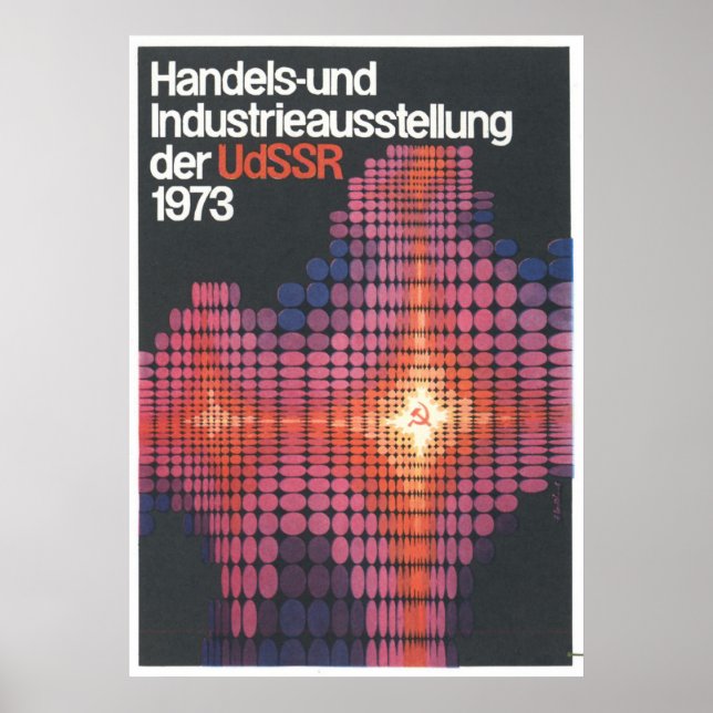 Poster URSS CCCP Guerre froide Union soviétique Propagati (Devant)