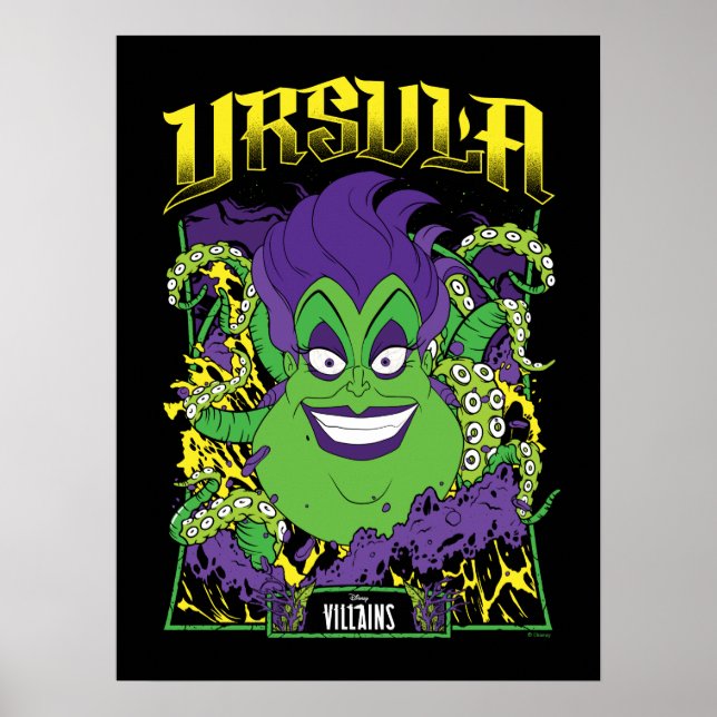 Poster Ursula | Design néon (Devant)