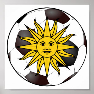Poster Uruguay "Soleil de Mai"