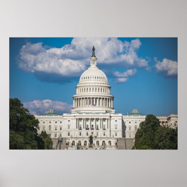 Poster US Capitol Building (Devant)