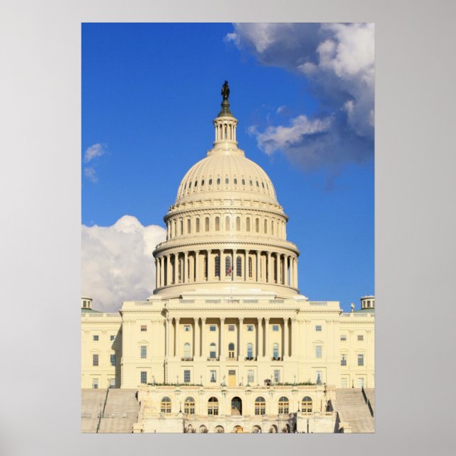 Poster US Capitol Building, Washington DC, États-Unis (Devant)
