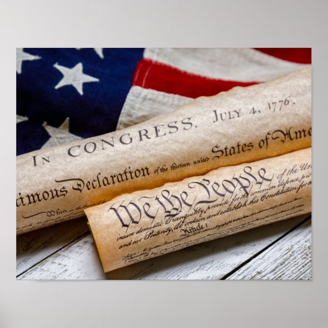 Poster US Founding Documents (Devant)