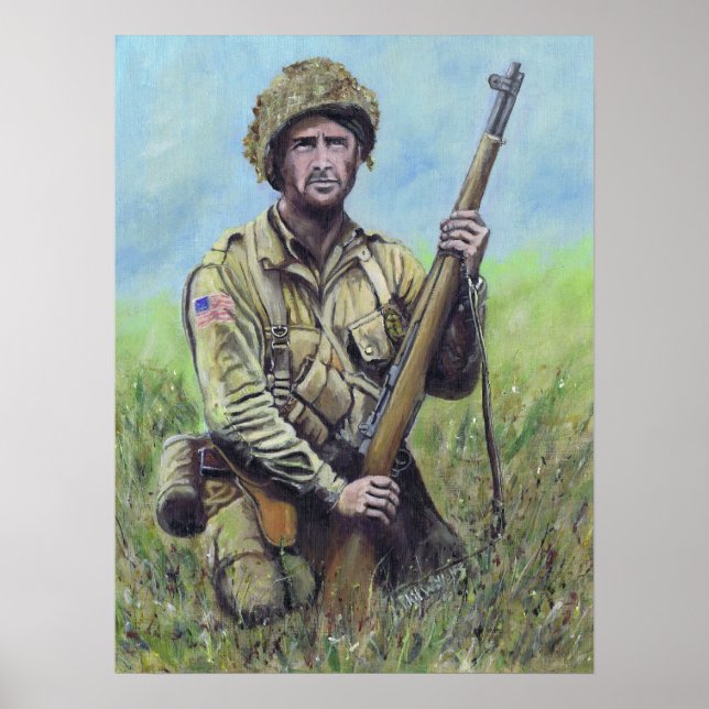 Poster US Parachutiste 82e (Devant)
