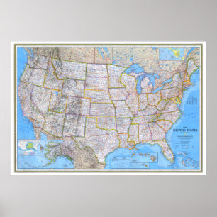 Poster " USA : 1993/aujourd'hui - PLAN ...