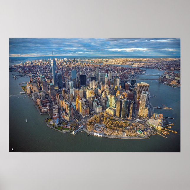 Poster " USA : 2020/aujourd'hui New York City - Skyline . (Devant)