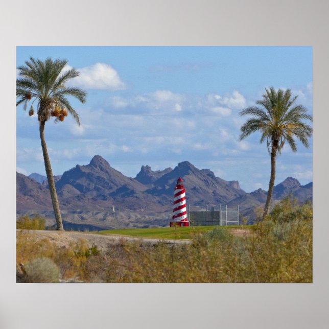 Poster USA, Arizona, Lake Havasu City. Phare suivant (Devant)