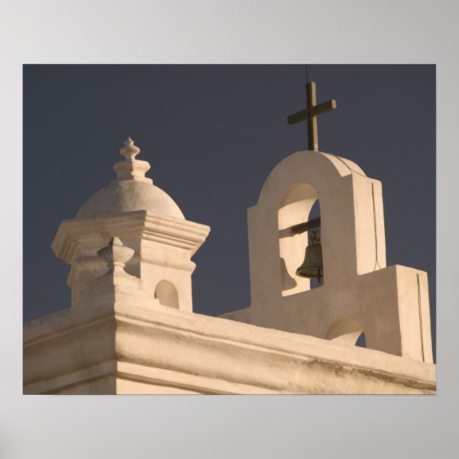 Poster USA, Arizona, Tucson : Mission San Xavier del Bac (Devant)
