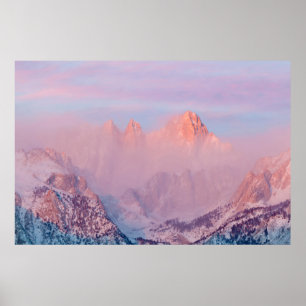 Poster USA, Californie, Lone Pine.Sunrise