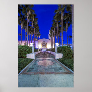 Poster USA, Californie, Los Angeles, Union Station