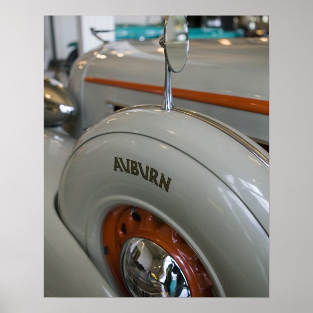 Poster USA, Indiana, Auburn : Auburn, Cord, Duesenberg 13 (Devant)