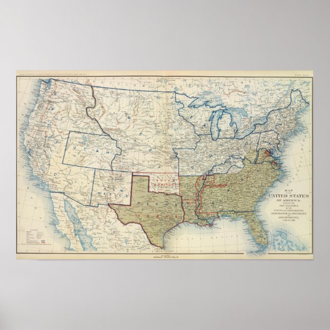 Poster USA juin 1861 (Devant)