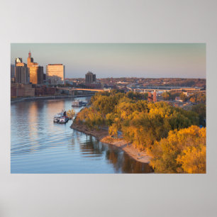 Poster USA, Minnesota, Minneapolis, St. Paul