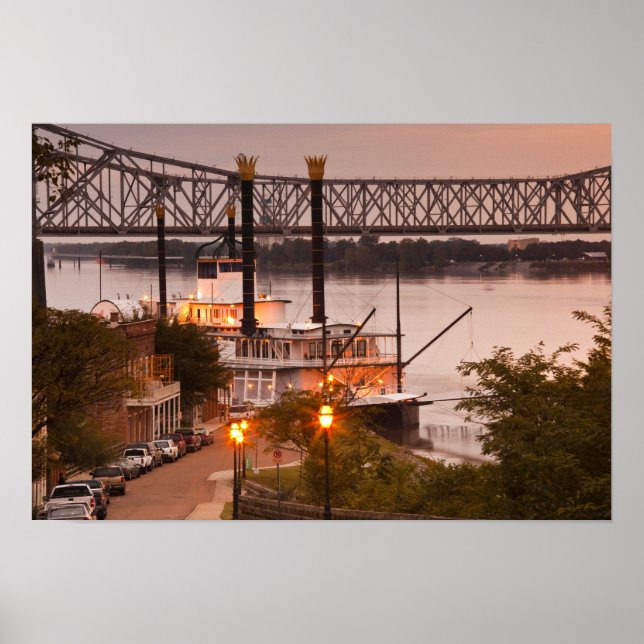 Poster USA, Mississippi, Natchez. Natchez Under the (Devant)