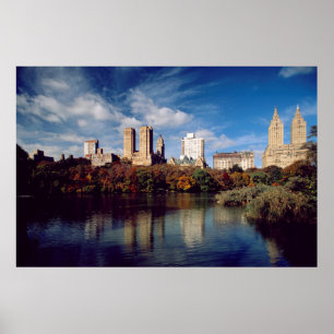 Poster USA, New York City, Central Park, Lac