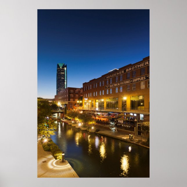 Poster USA, Oklahoma, Oklahoma City, Bricktown (Devant)