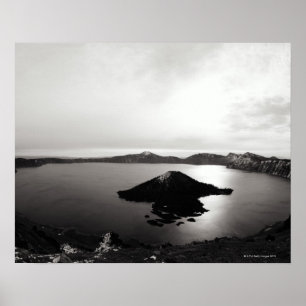 Poster USA, Oregon, Crater Lake, Wizard Island,