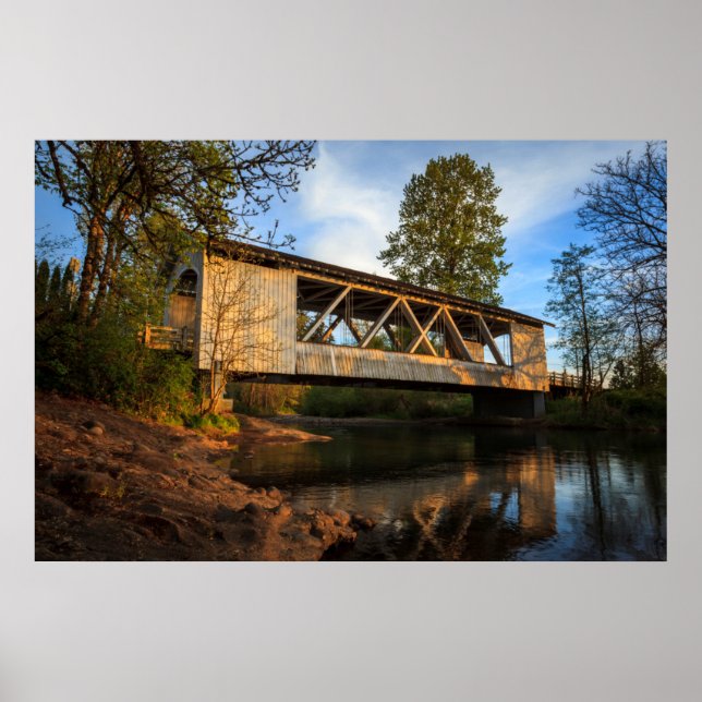 Poster USA, Oregon, Scio, Larwood Wayside, Larwood (Devant)