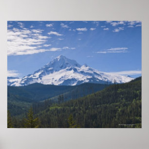Poster USA, Oregon, Vue du mont Hood