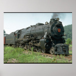 Poster USA, Pennsylvanie RR_Trains du monde