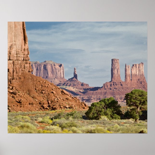 Poster USA, Utah, Monument Valley Navajo Tribal Park. (Devant)