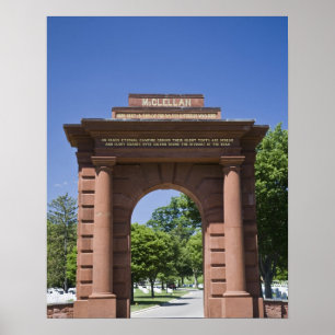 Poster USA, VA, Arlington. Porte McClellan à Arlington
