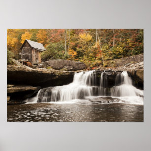 Poster USA, Virginie-Occidentale, Clifftop. État de Babc