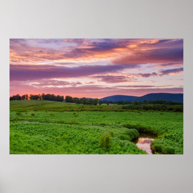 Poster USA, Virginie-Occidentale, Davis. Paysage (Devant)