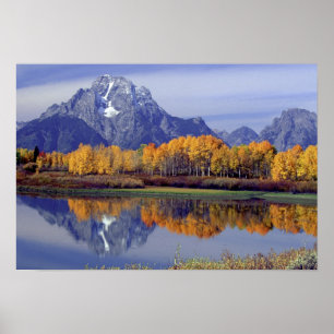 Poster USA, Wyoming, Grand Teton National Park. Mt.