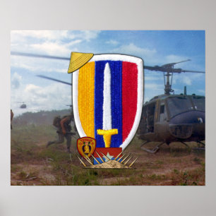 Poster USARV Army Support Command Vietnam Nam War