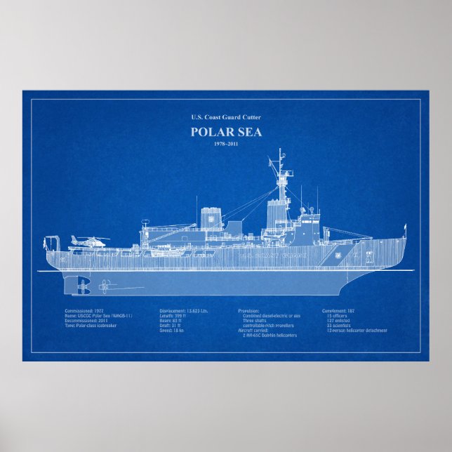 Poster USCG Cutter Polar Sea wagb-11 - ABD (Devant)