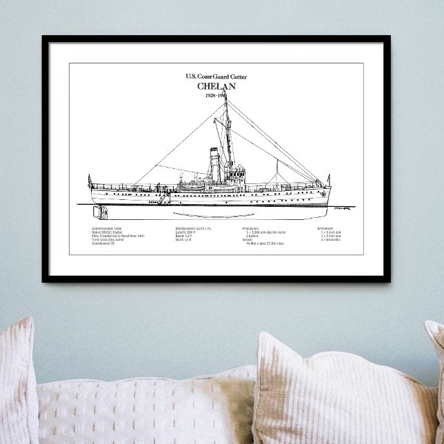 Poster USCGC Chelan - SBD (Créateur téléchargé)