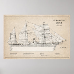 Poster USCGRC USRC Bear - SBD