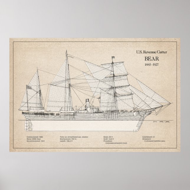 Poster USCGRC USRC Bear - SBD (Devant)