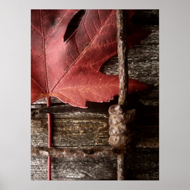 Poster usé et patiné (Devant)