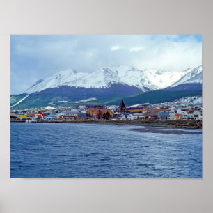Poster Ushuaia célèbre - Terre de Feu, Argentine